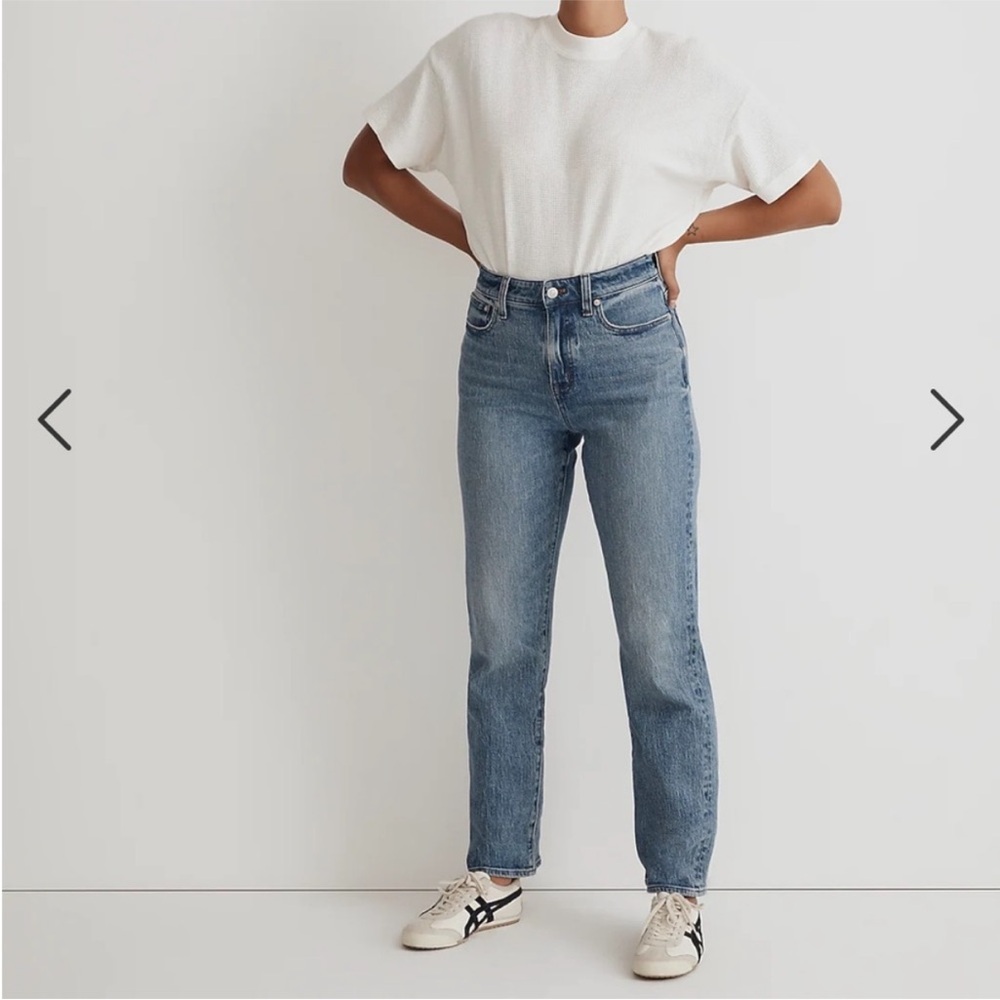 Madewell Curvy 90s Straight Jean — Enmore Wash, Size 26 - Picture 4 of 9